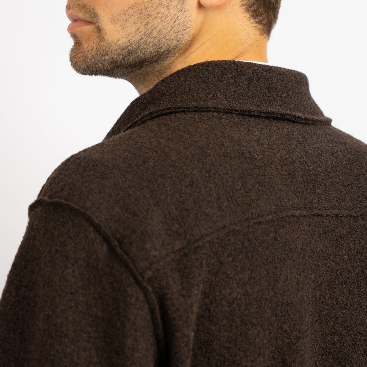 Xacus Overshirt Bruin | Boiled Wool