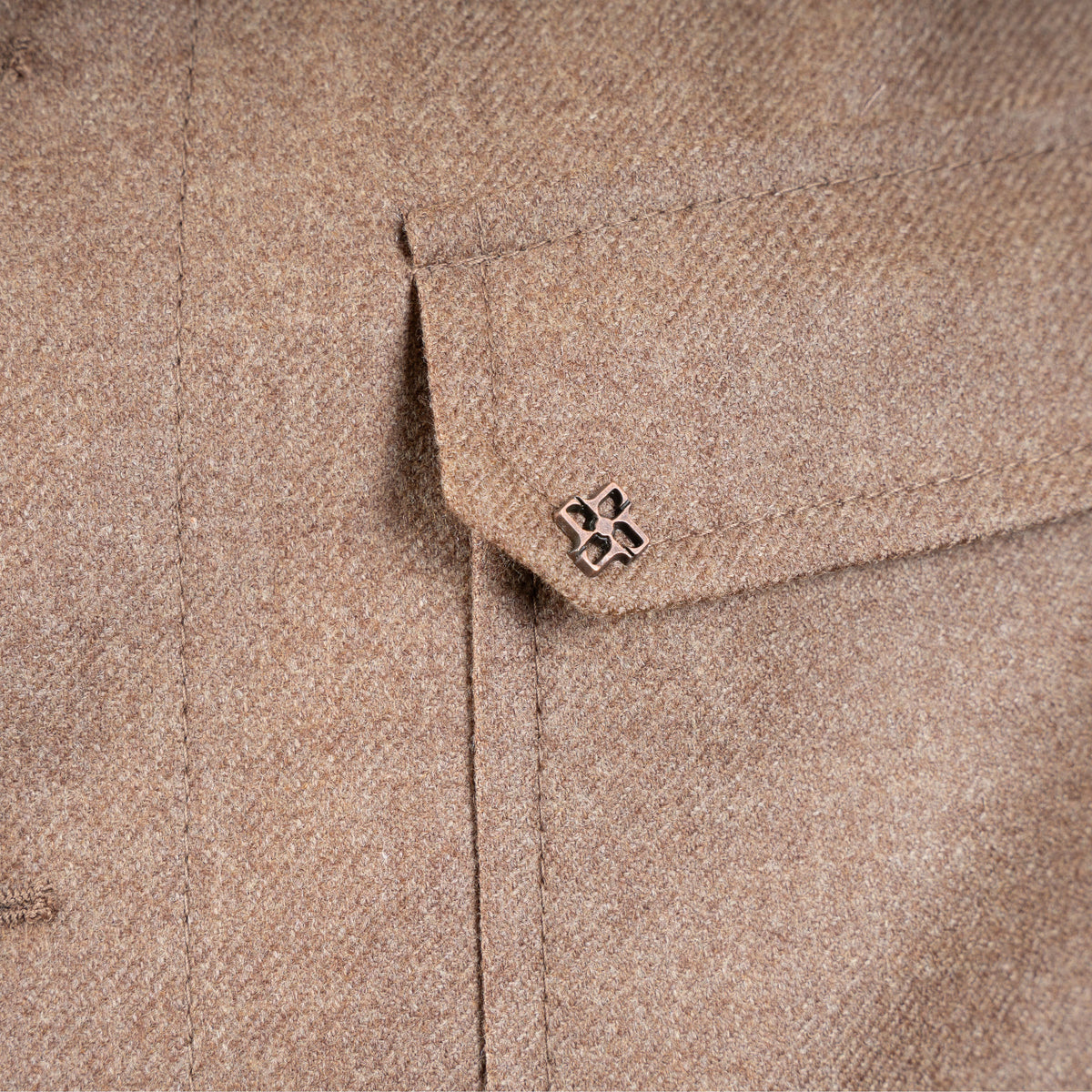 TAGLIATORE Overshirt Camel | Loro Piana Favola
