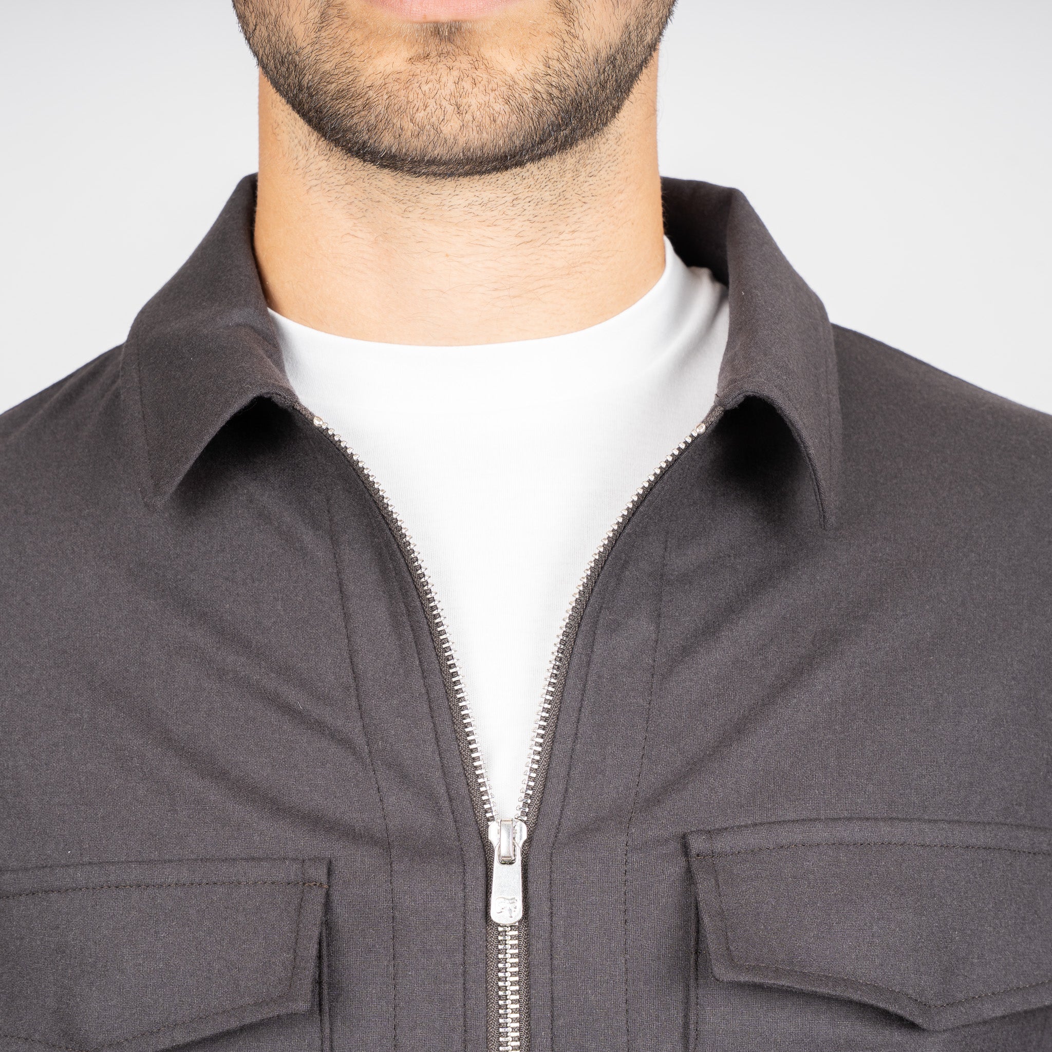 Marco Pescarolo Overshirt Bruin | Urus