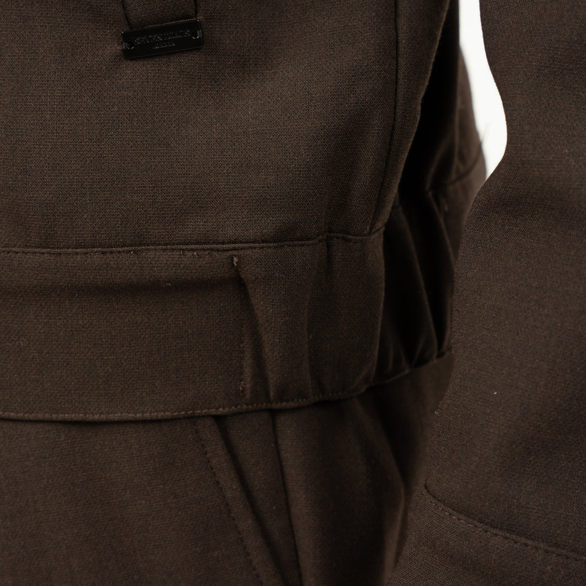 SEVEN DIALS Overshirt met Rits Bruin | Medan