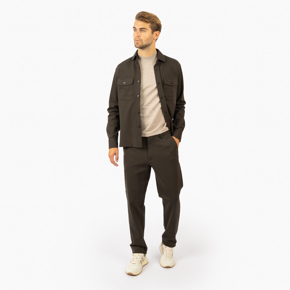 Genti Overshirt Groen | Midtown Dynamic