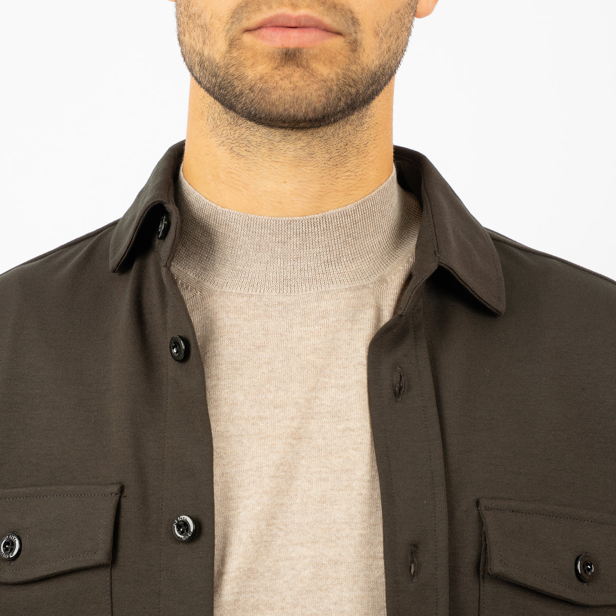 Genti Overshirt Groen | Midtown Dynamic