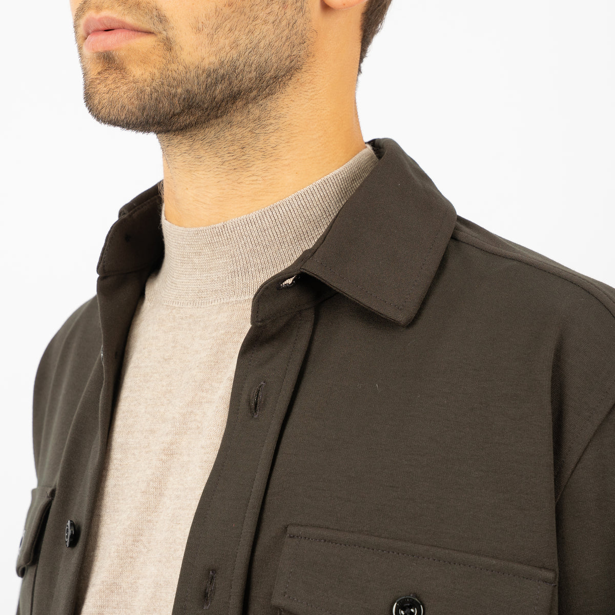 Genti Overshirt Groen | Midtown Dynamic