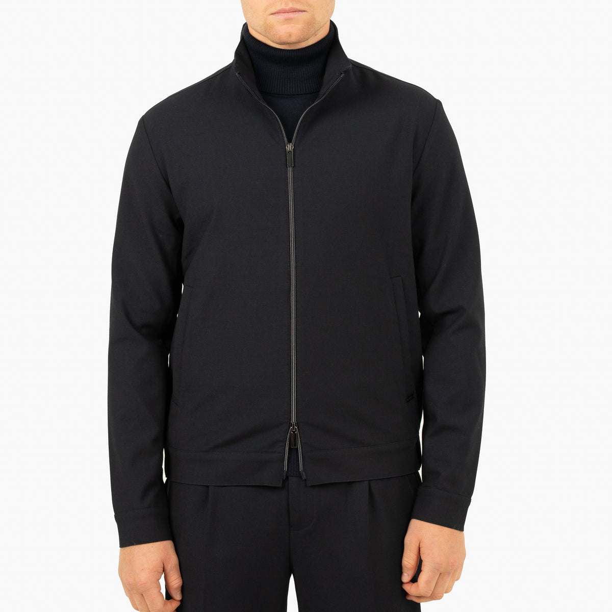 SEVEN DIALS Overshirt met Rits Blauw | Medan
