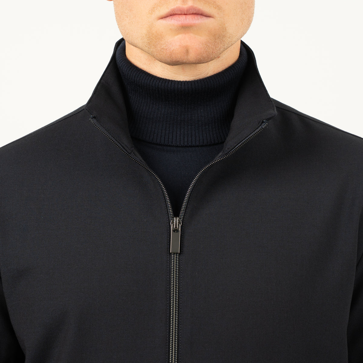 SEVEN DIALS Overshirt met Rits Blauw | Medan