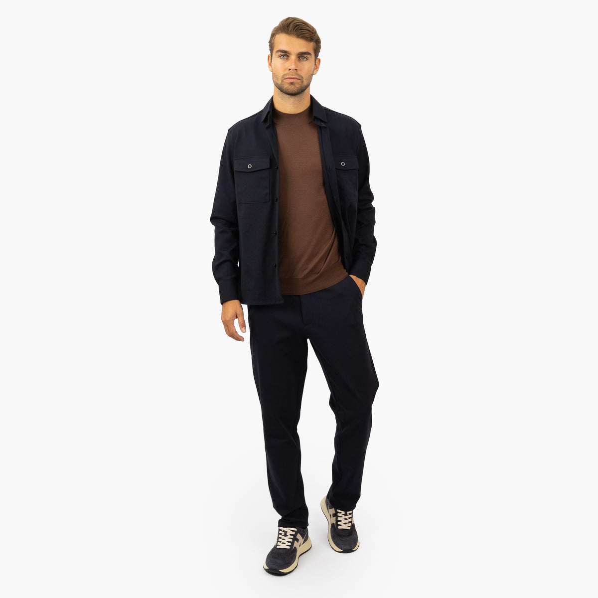 Genti Overshirt Blauw | Midtown Dynamic