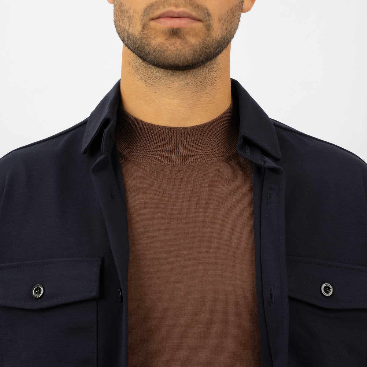 Genti Overshirt Blauw | Midtown Dynamic