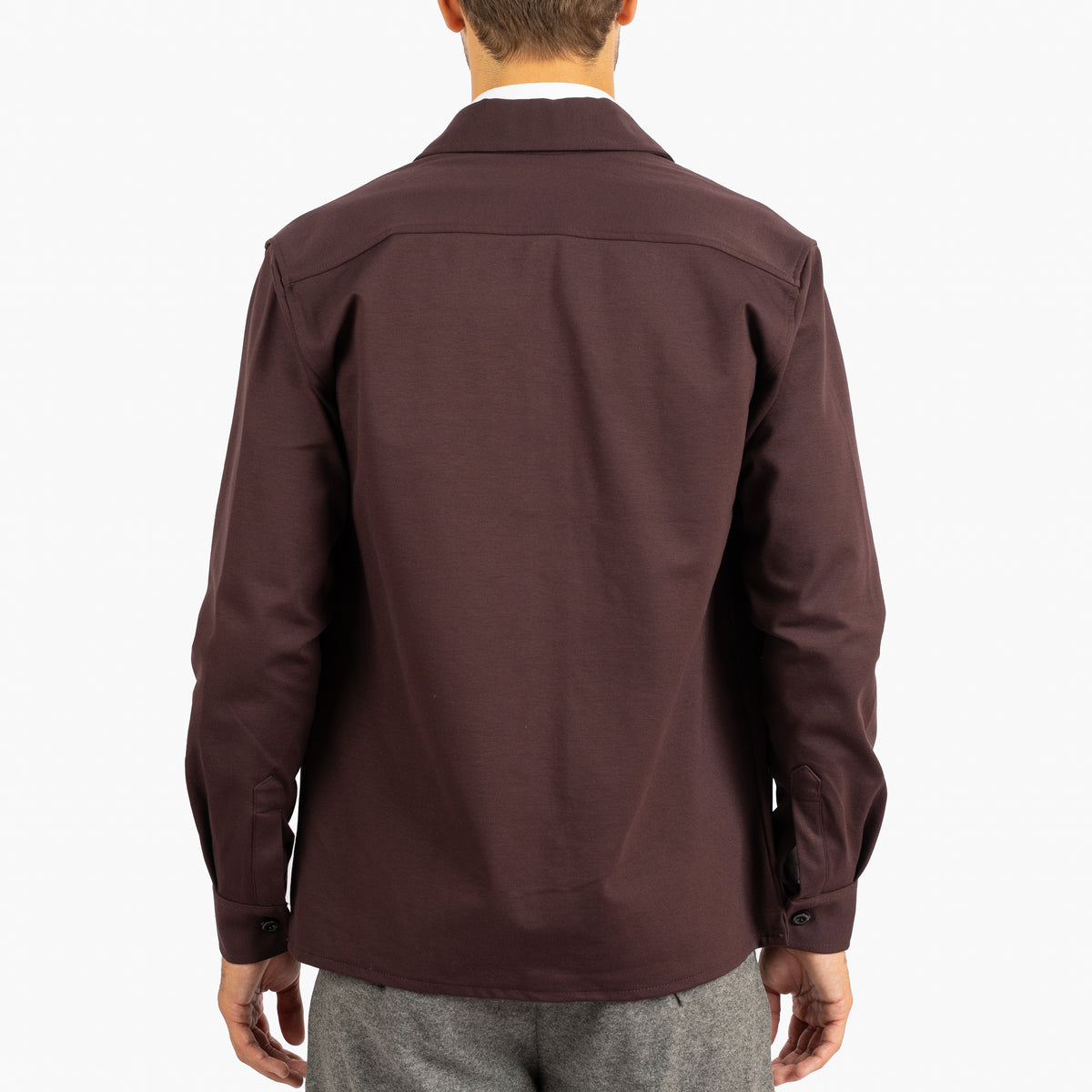Genti Overshirt Bordeaux Rood | Midtown Dynamic