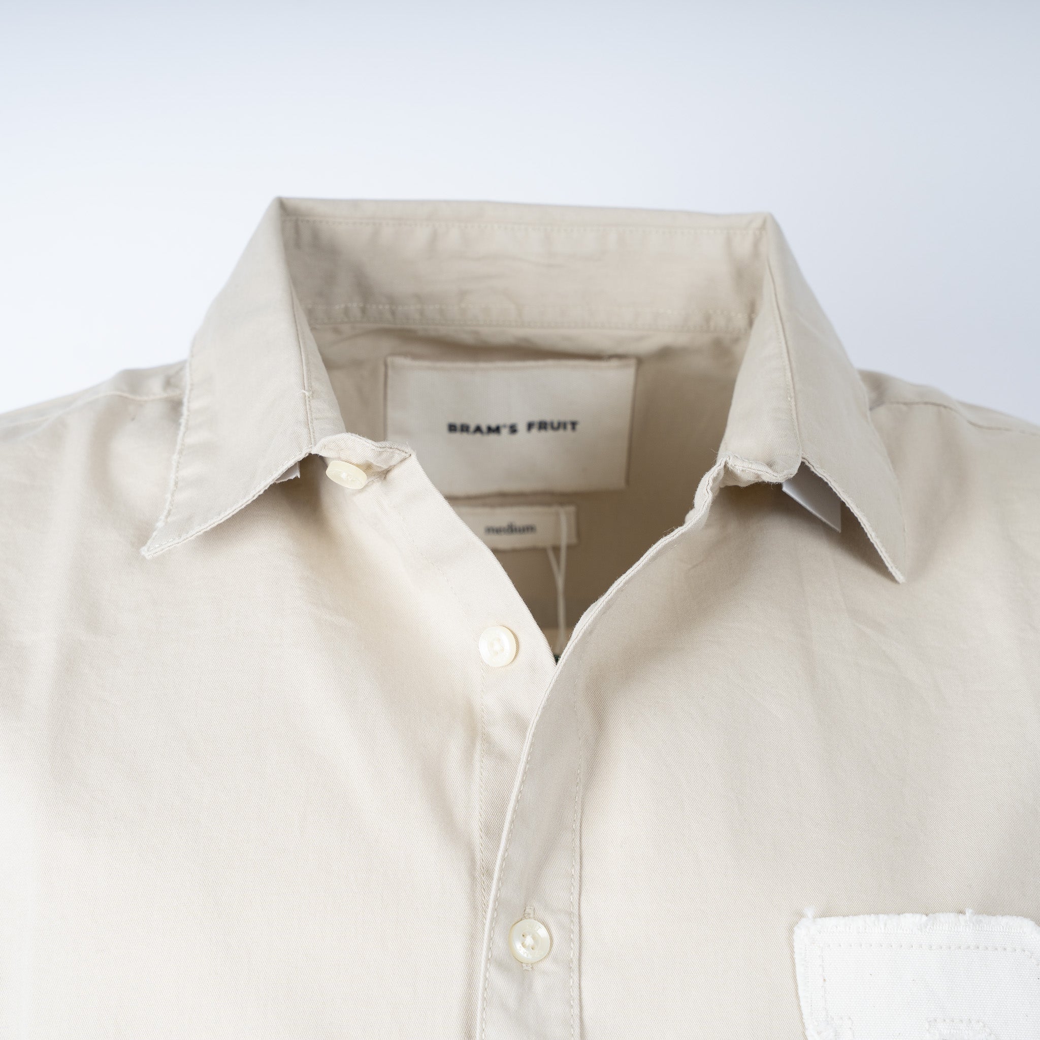 Bram's Fruit Korte Mouwen Overhemd Zand | Varsity Shirt
