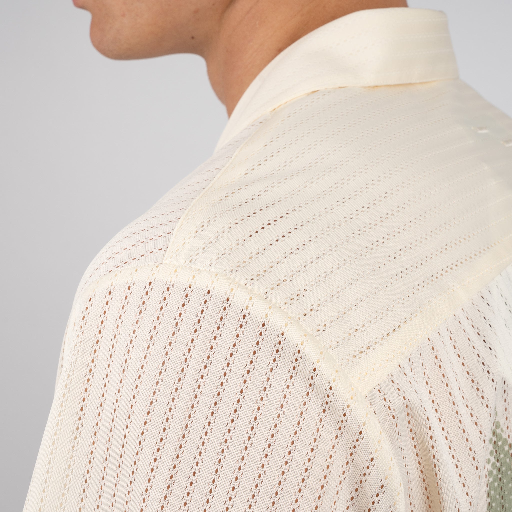 Filling Pieces Overhemd Korte Mouw Crème | Resort Shirt