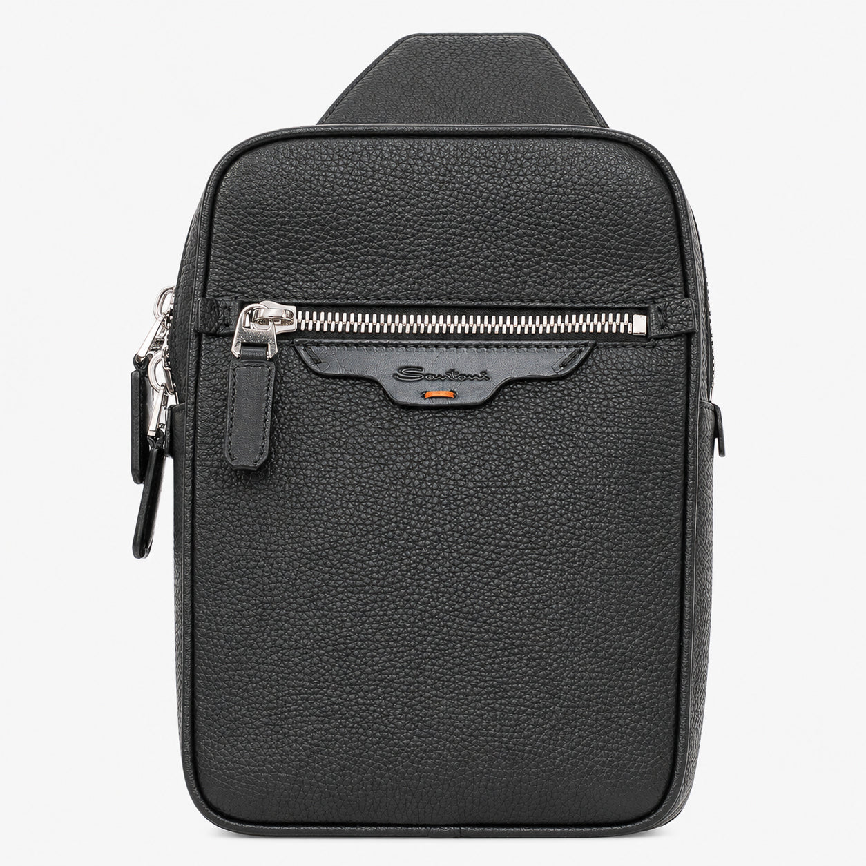 Santoni Heuptas Zwart | Tumbled Leather