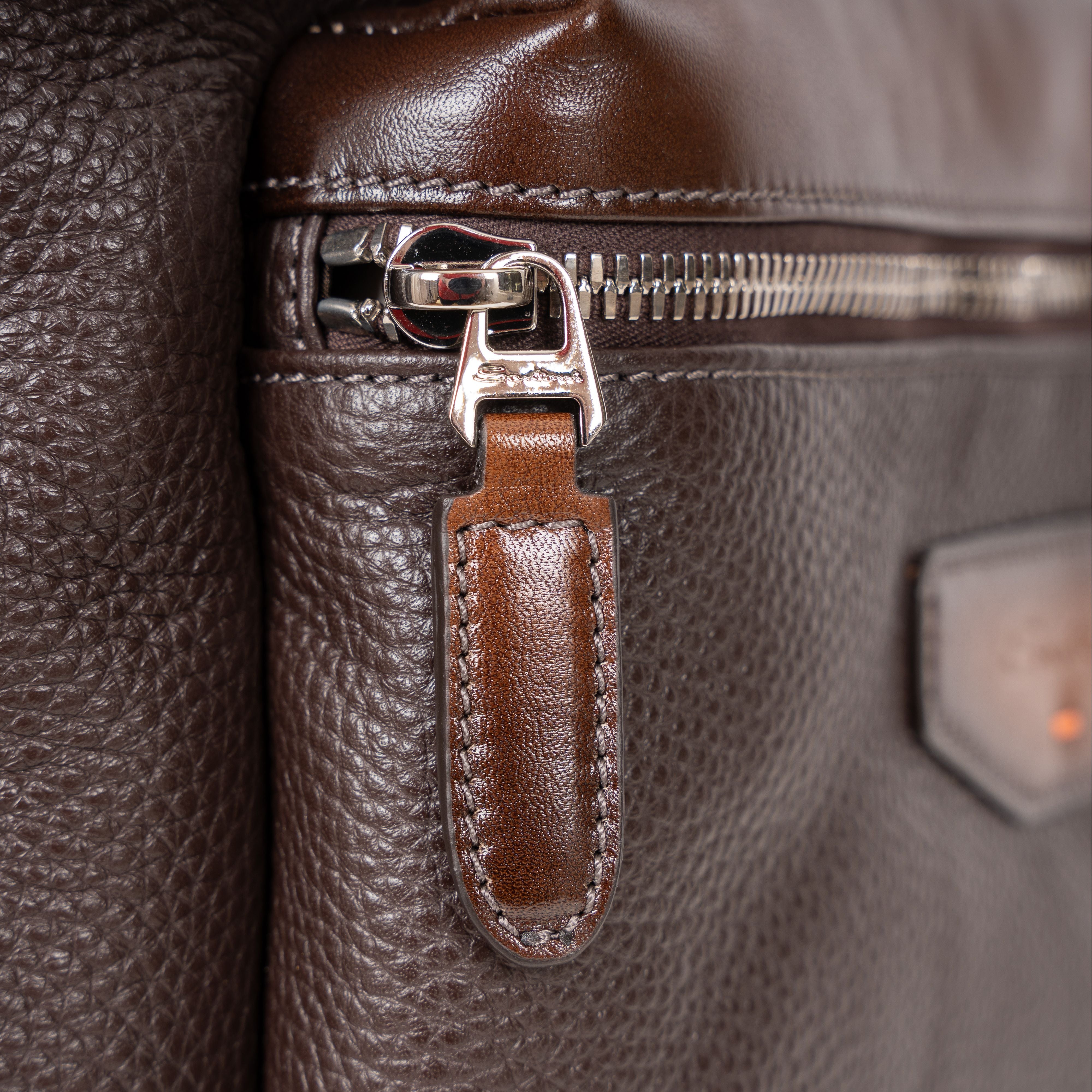 Santoni Rugzak Bruin | Tumbled Leather