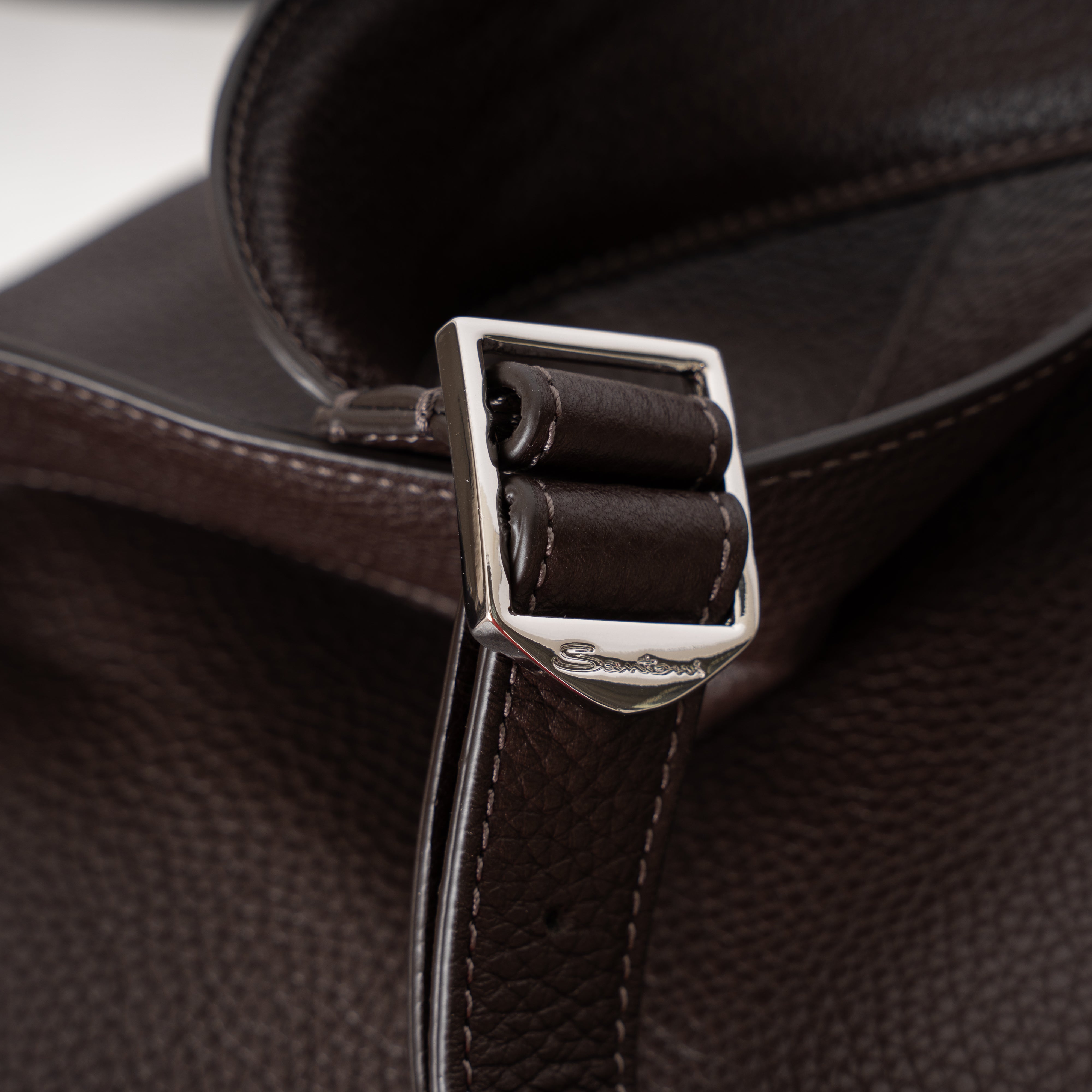 Santoni Rugzak Bruin | Tumbled Leather