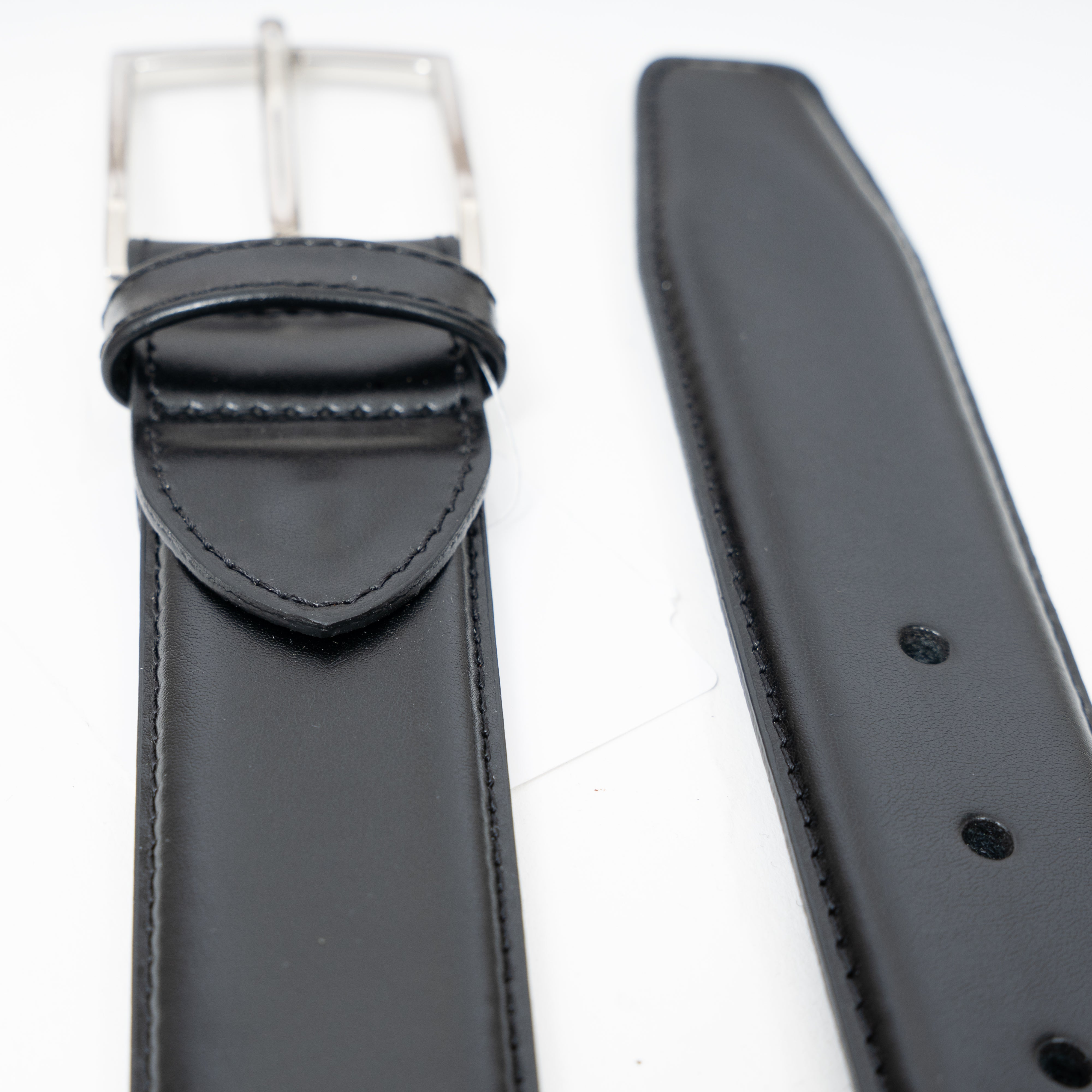 JOB86 Leren Riem Zwart