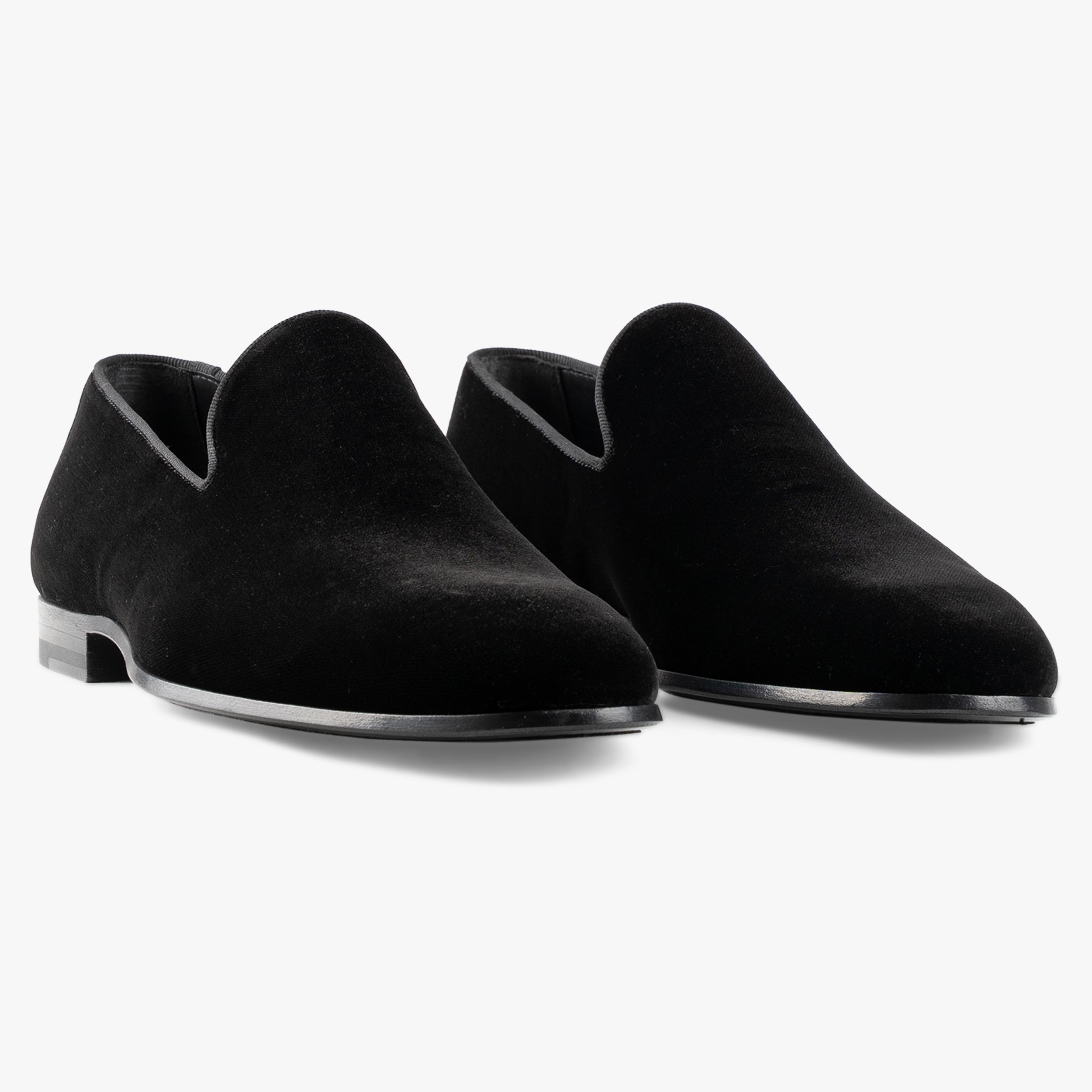Magnanni Velvet Loafer Zwart | Jareth