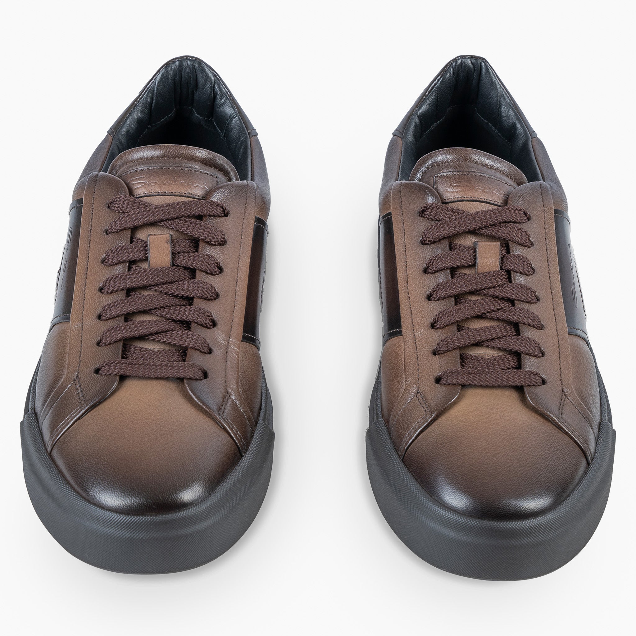 Santoni Sneaker Bruin | Double Buckle