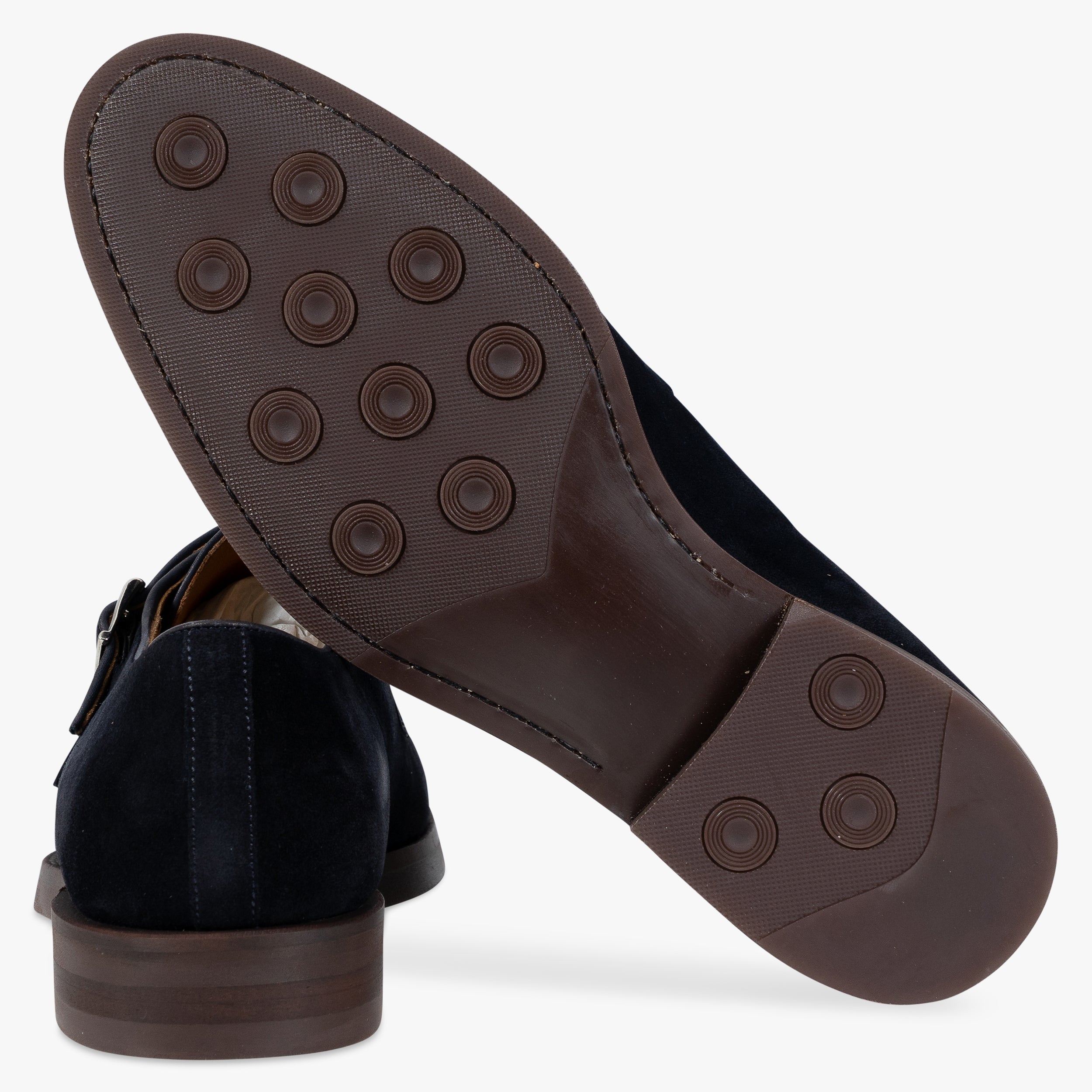 Magnanni Dubbele Gespschoen Blauw Suède