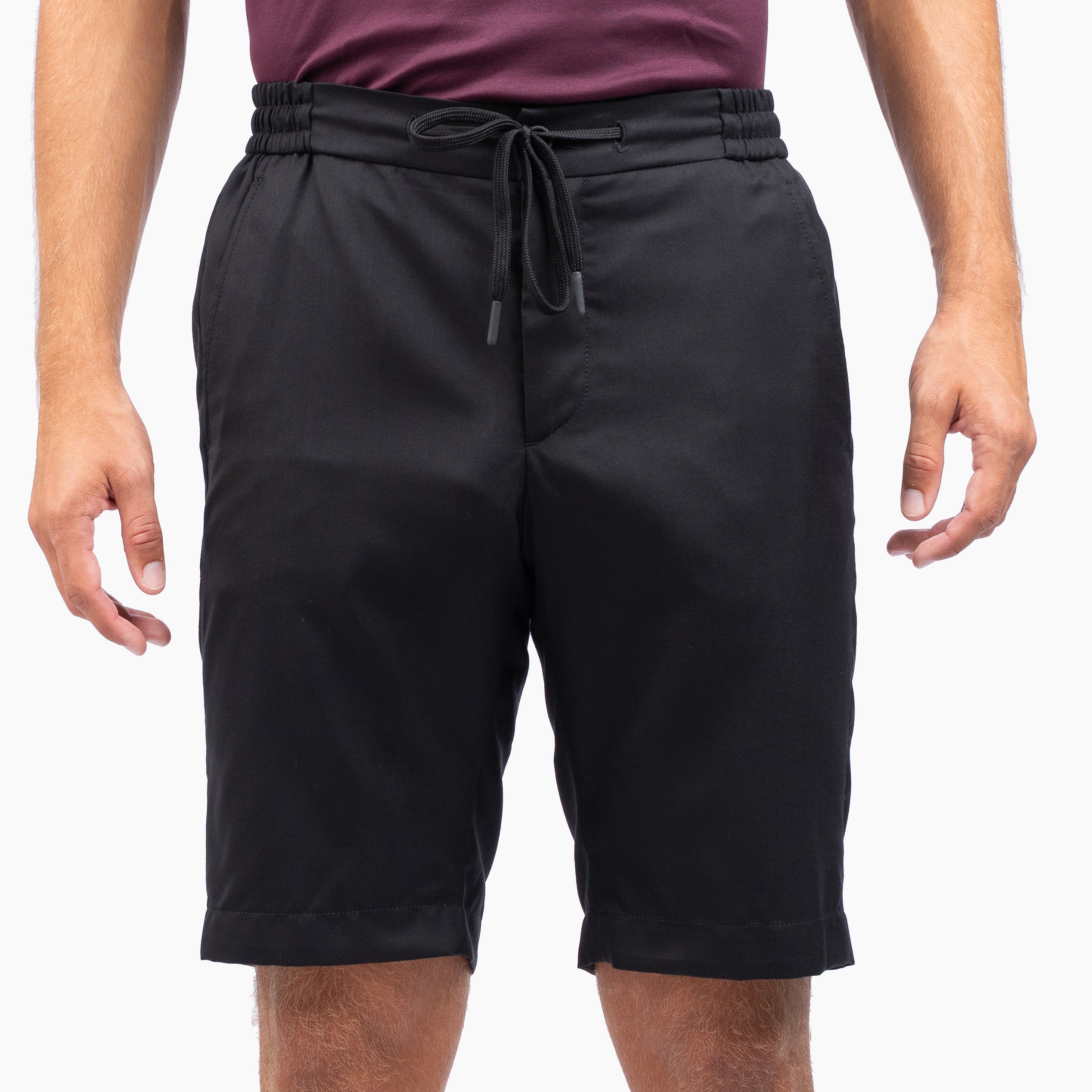 Berwich Korte Broek Zwart | Spiaggia Short