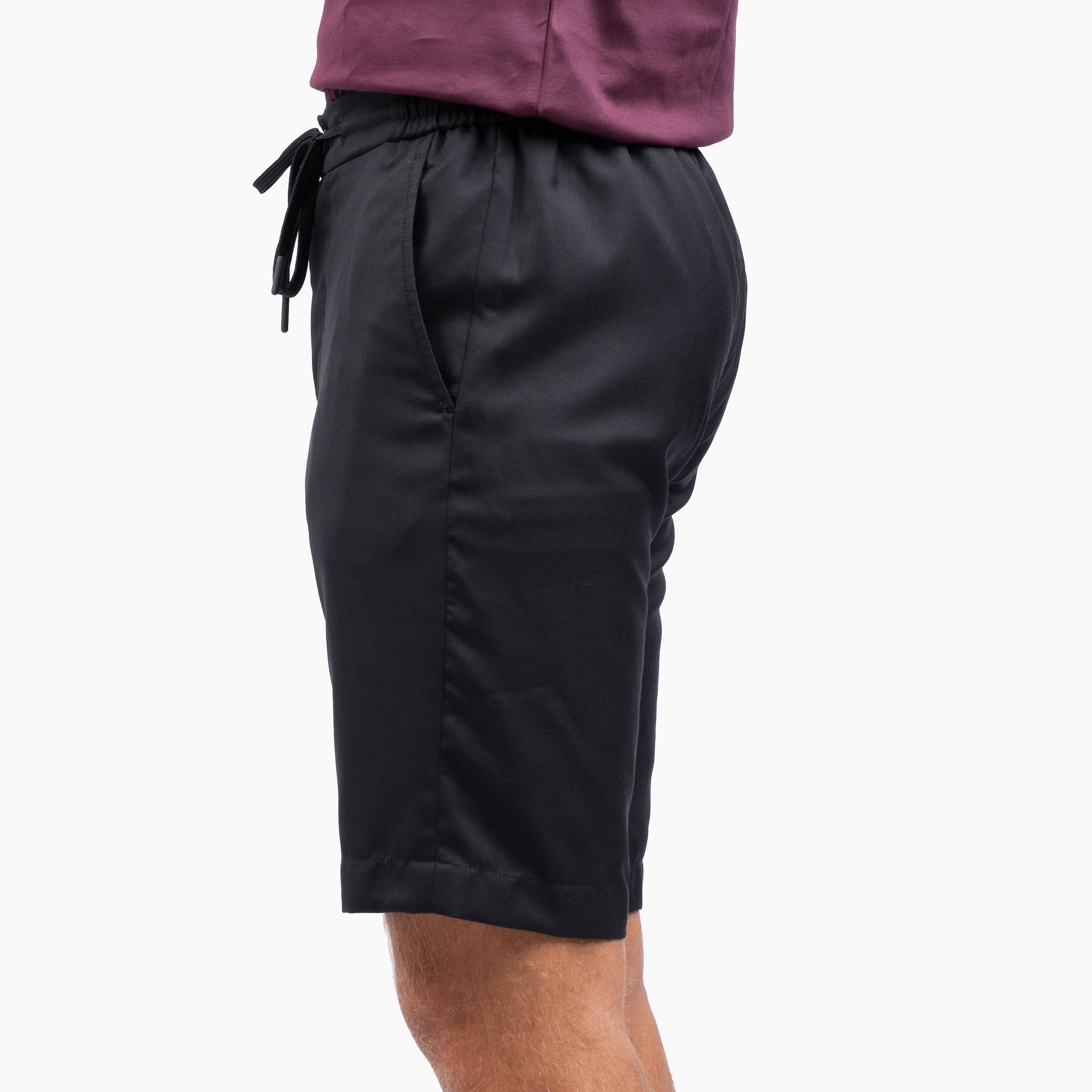 Berwich Korte Broek Zwart | Spiaggia Short