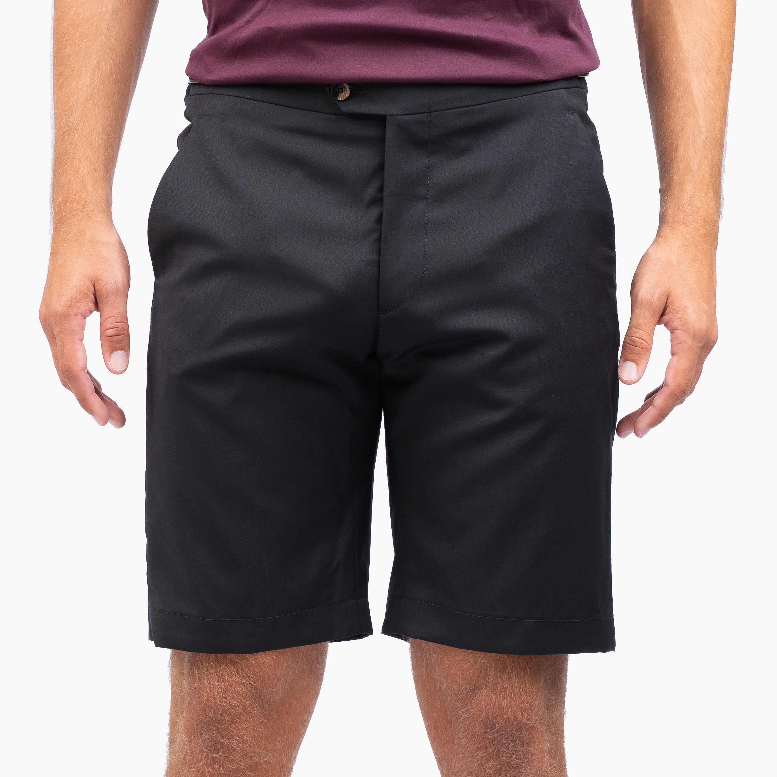 Berwich Korte Broek Zwart | Morello Short