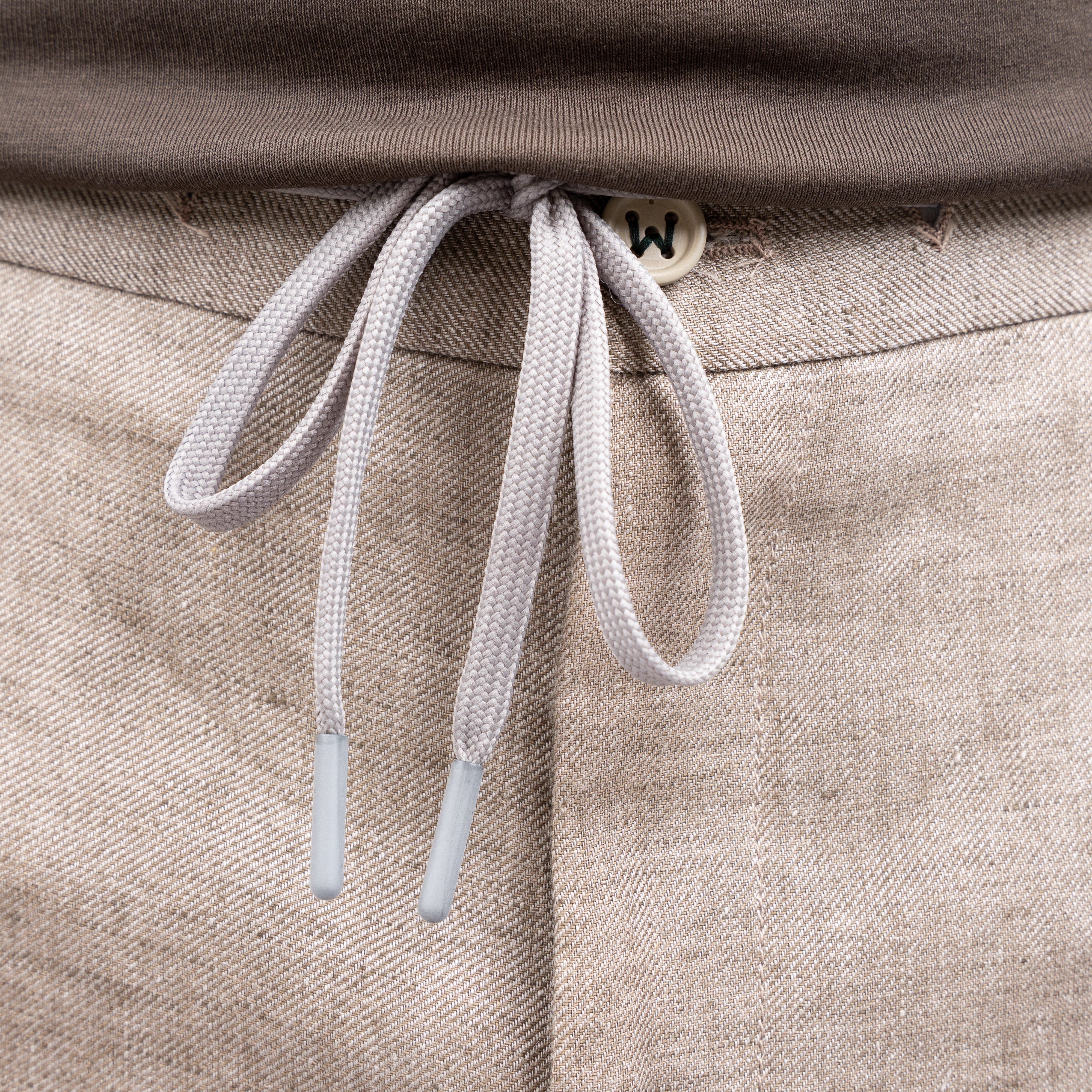 Berwich Linnen Korte Broek Beige | Short Spiaggia