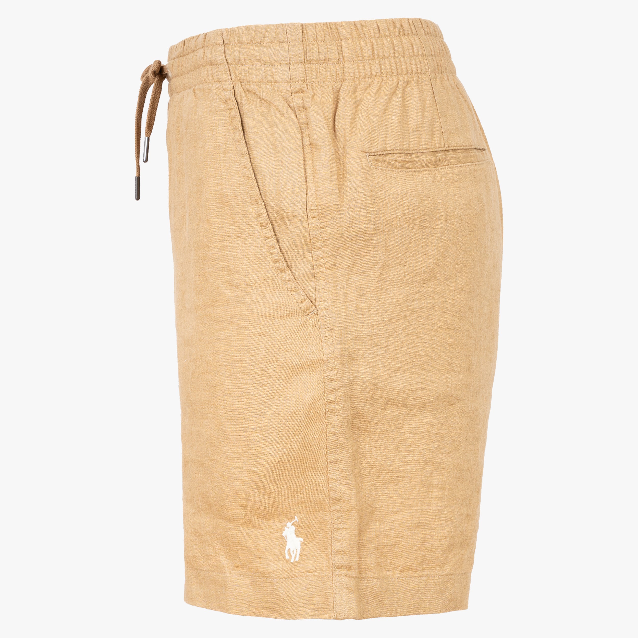 Ralph Lauren Linnen Korte Broek Beige | Prepster