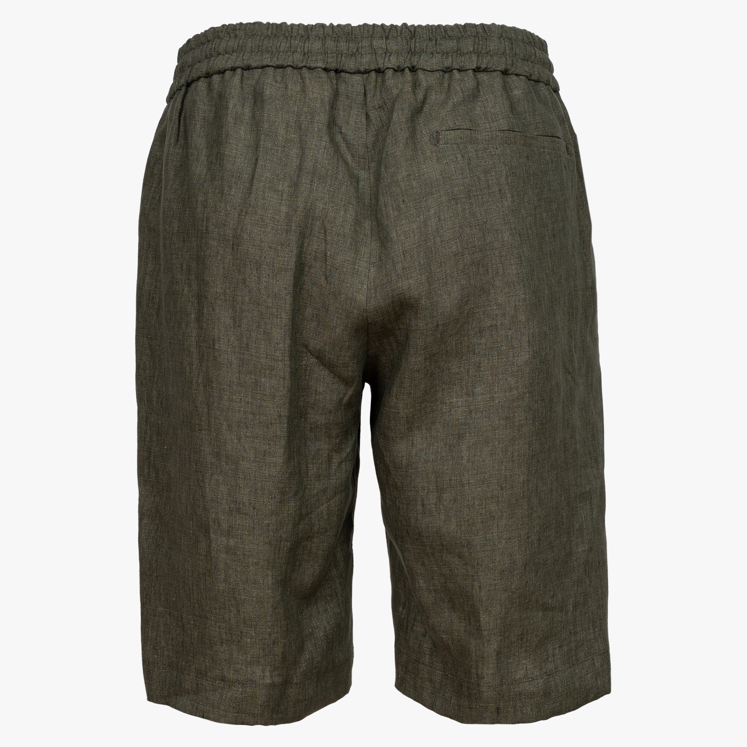 Berwich Linnen Korte Broek Groen | Spiaggia Short