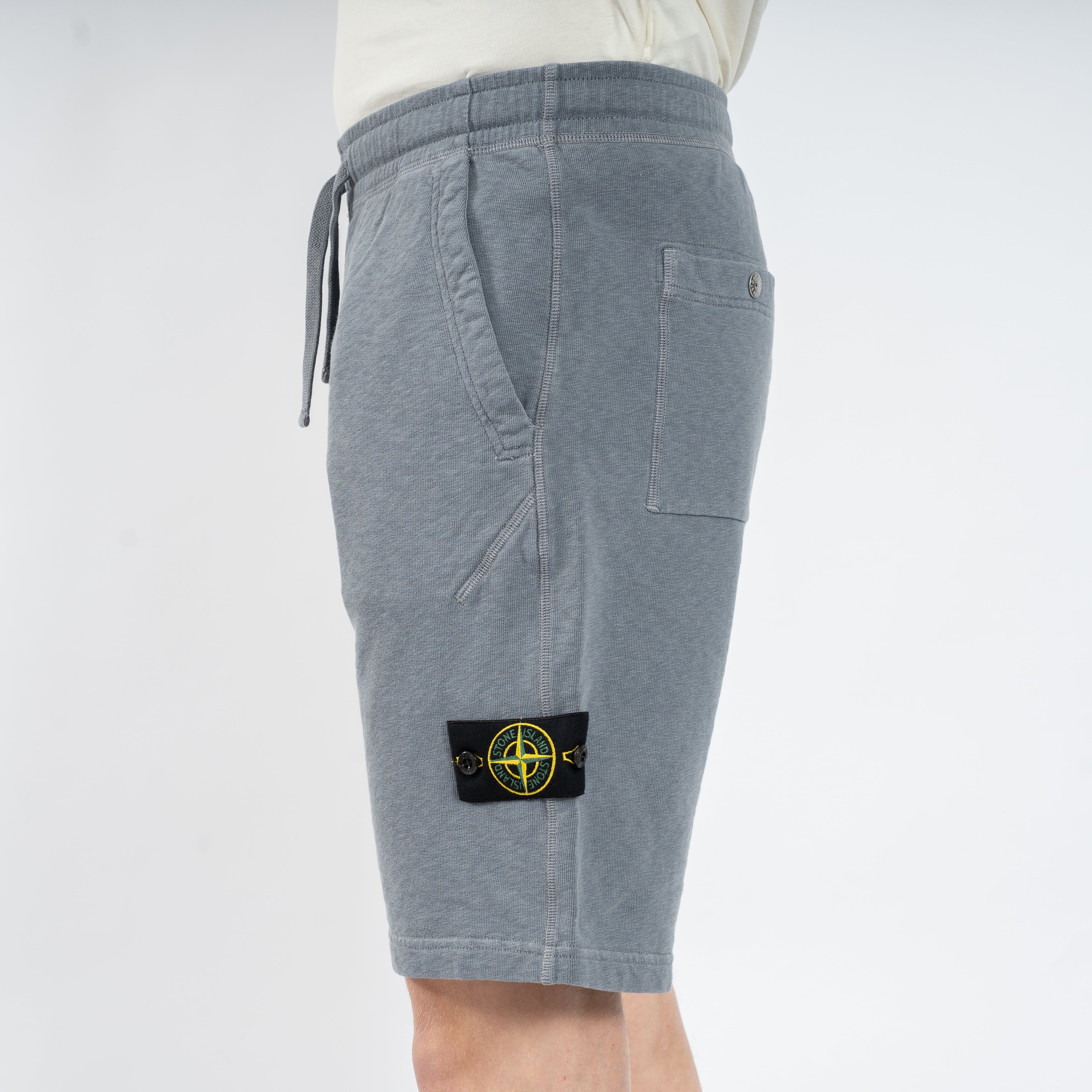 Stone Island Korte Broek Staalblauw | Malfilé Fleece