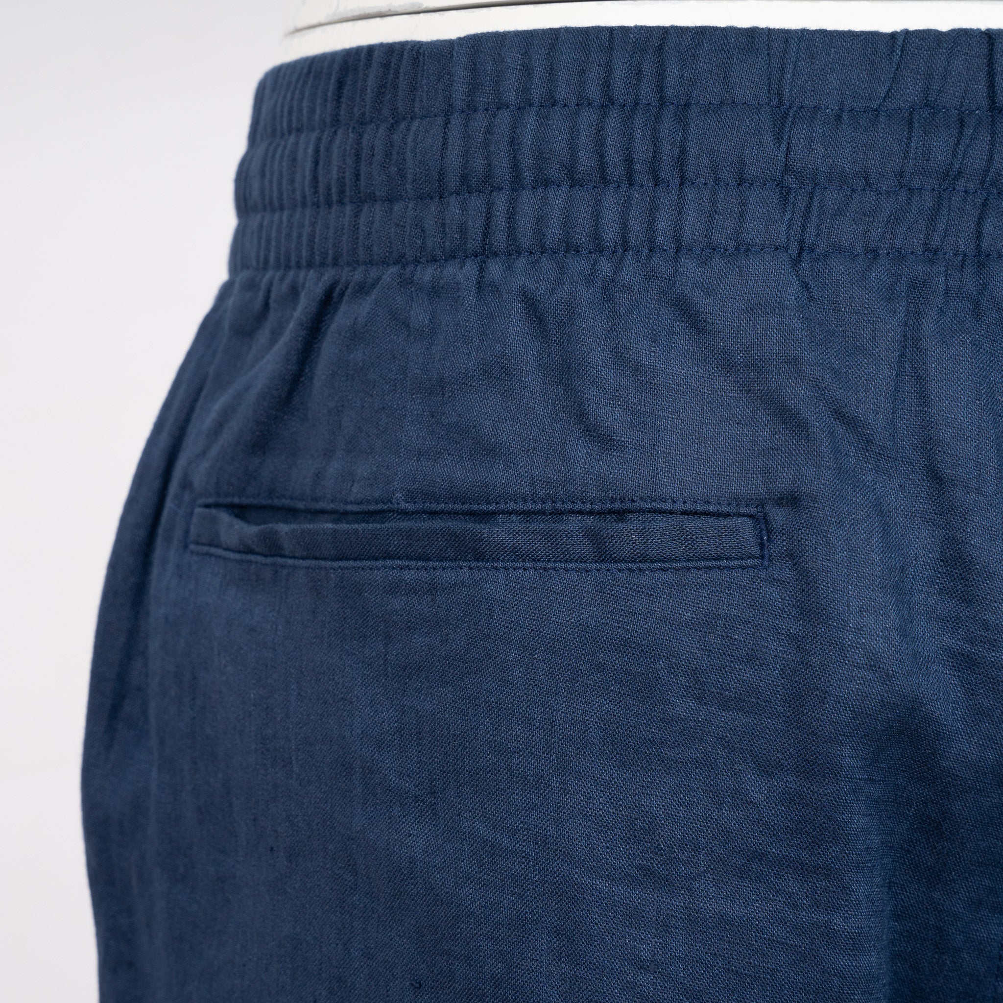 Ralph Lauren Linnen Korte Broek Blauw | Prepster