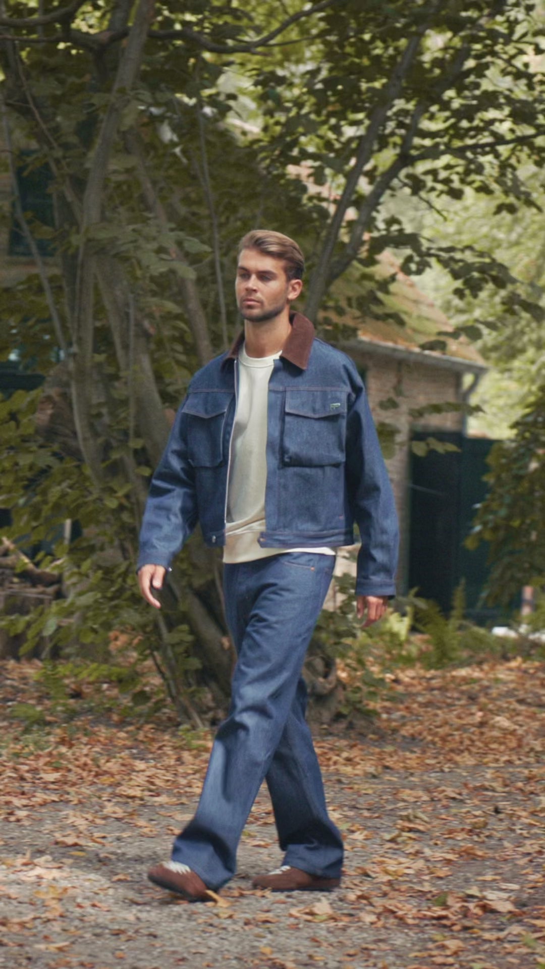Outfit 15 – Filling Pieces denim jack met Filling Pieces sweater en Axel Arigato sneakers – video